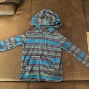 George Striped Zip Up Hoodie Size 4 Boys